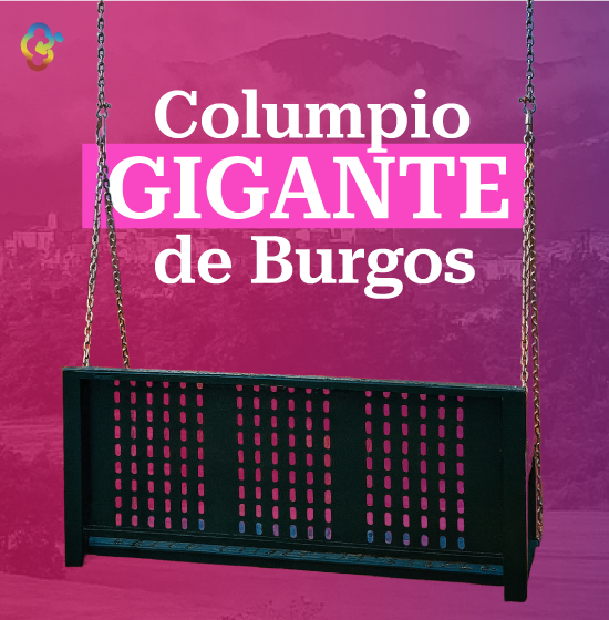 El nuevo columpio gigante en Burgos