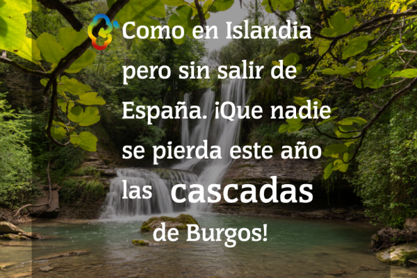 Como en Islandia pero sin salir de España . ¡Que nadie se pierda este año las cascadas de Burgos!